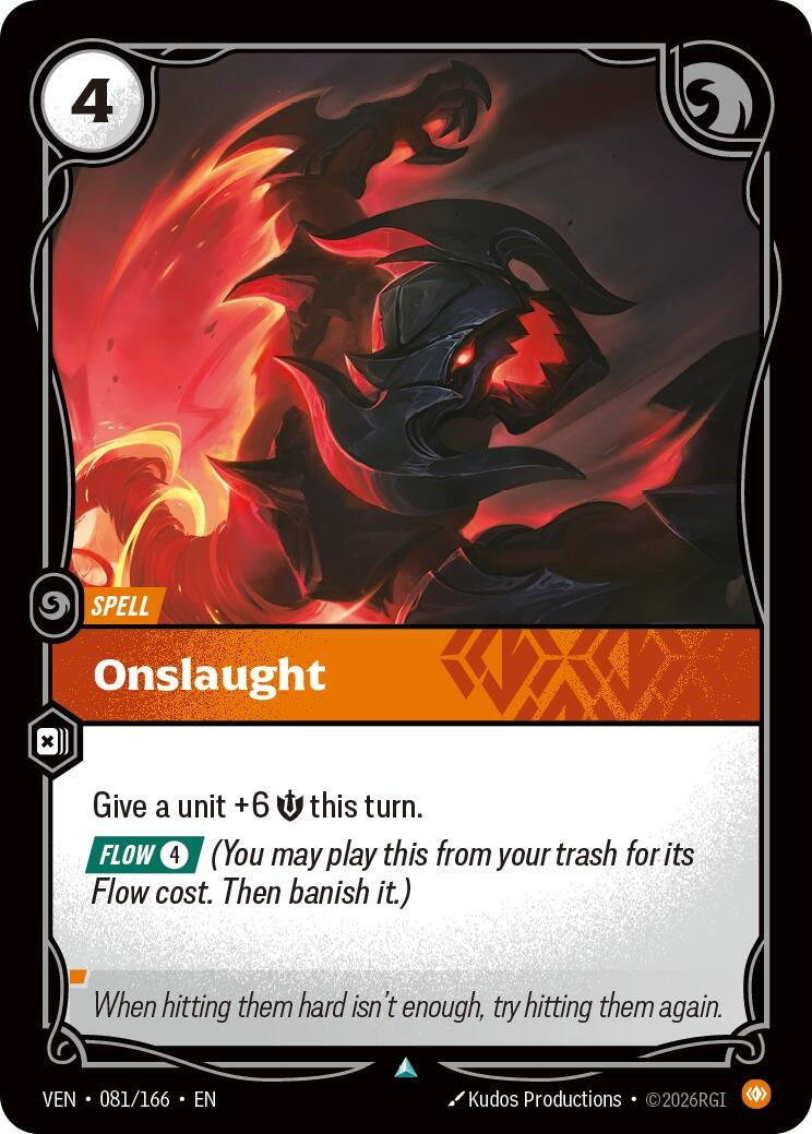 Image for Onslaught (081/166) (VEN) - Riftbound: League of Legends Trading Card Game