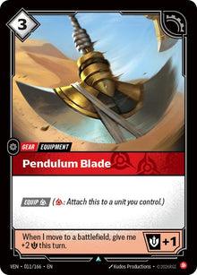 Image for Pendulum Blade (011/166) (VEN) - Riftbound: League of Legends Trading Card Game