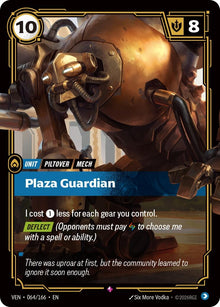Image for Plaza Guardian (064/166) (VEN) - Riftbound: League of Legends Trading Card Game