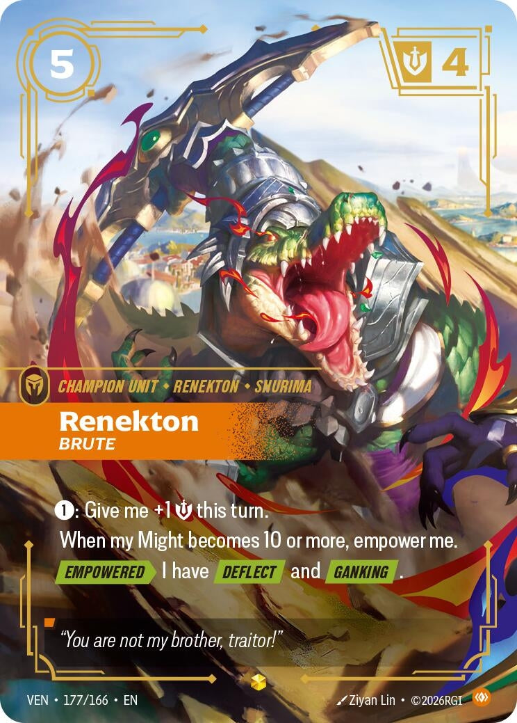 Renekton - Brute (Overnumbered) (177/166) (VEN)