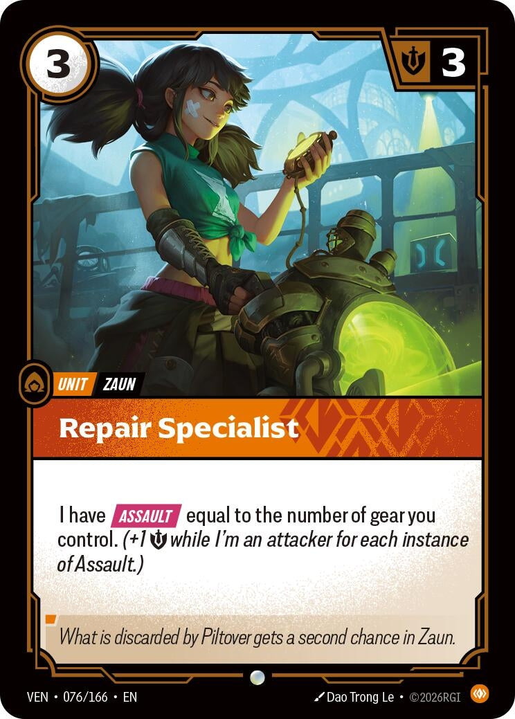 Repair Specialist (076/166) (VEN)