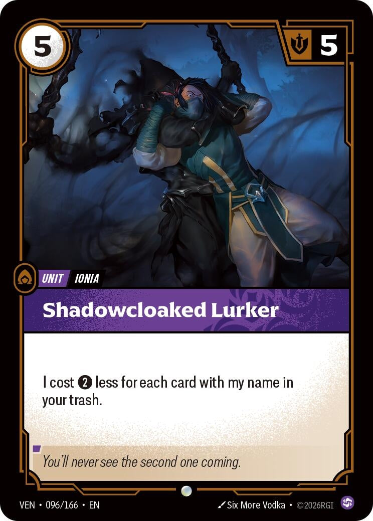 Image for Shadowblade Lurker (096/166) (VEN) - Riftbound: League of Legends Trading Card Game