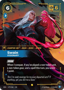 Image for Swain - Visionary (Overnumbered) (173/166) (VEN) - Riftbound: League of Legends Trading Card Game