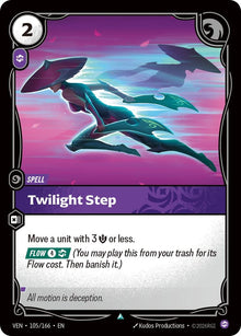 Image for Twilight Step (105/166) (VEN) - Riftbound: League of Legends Trading Card Game