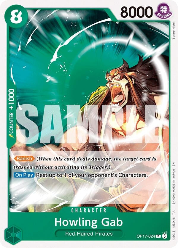 Image for Howling Gab (OP17-024) (OP17) - One Piece Card Game