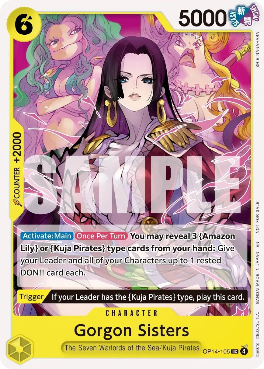 Image for Gorgon Sisters (Tournament Pack 2026 Vol. 3) (OP14-105) (OP-PR) - One Piece Card Game