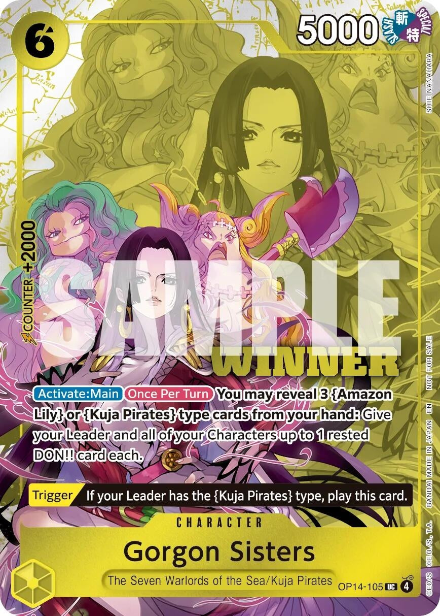 Image for Gorgon Sisters (Winner Pack 2026 Vol. 3) (OP14-105) (OP-PR) - One Piece Card Game