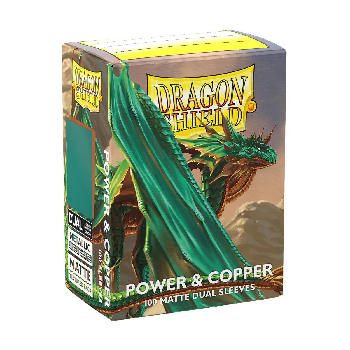 Image for Dragon Shield Dual Matte Standard Sleeves - Power & Copper (100-Pack) - Card Sleeves