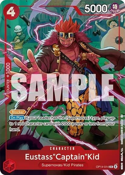Image for Eustass"Captain"Kid (One Piece Card Game Illustration Box Vol. 8) (OP14-014) (OP-PR) - One Piece Card Game