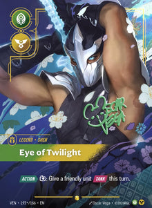 Image for Shen - Eye of Twilight (Signature) (193*/166) (VEN) - Riftbound: League of Legends Trading Card Game