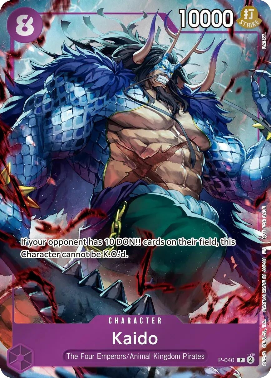 Image for Kaido (Event Pack Vol. 9) (P-040) (OP-PR) - One Piece Card Game