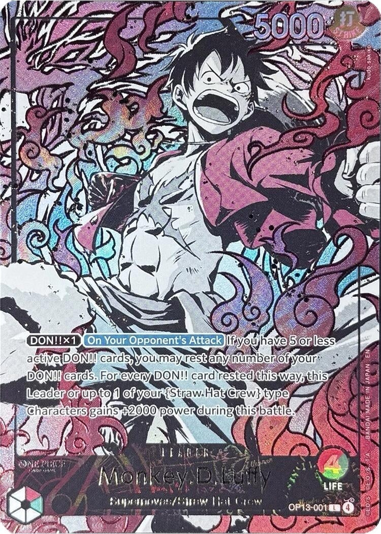 Image for Monkey.D.Luffy (English Version 3rd Anniversary Set) (OP13-001) (OP-PR) - One Piece Card Game