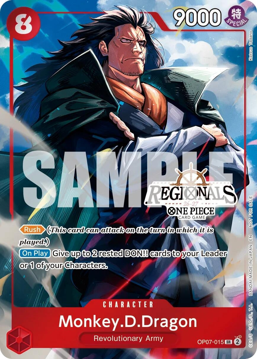 Image for Monkey.D.Dragon (Regional Participation Pack 2026 Vol.2) (OP07-015) (OP-PR) - One Piece Card Game