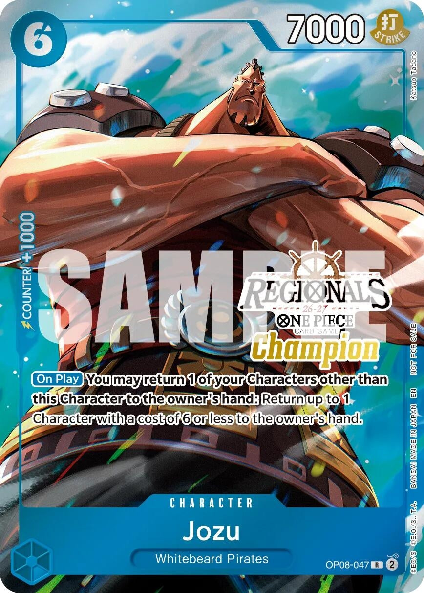 Image for Jozu (Regionals Champion Card Set 26-27 Vol.2) (OP08-047) (OP-PR) - One Piece Card Game