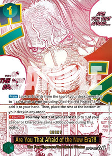Are You That Afraid of the New Era?! (Alternate Art) (OP17-037) (OP17)
