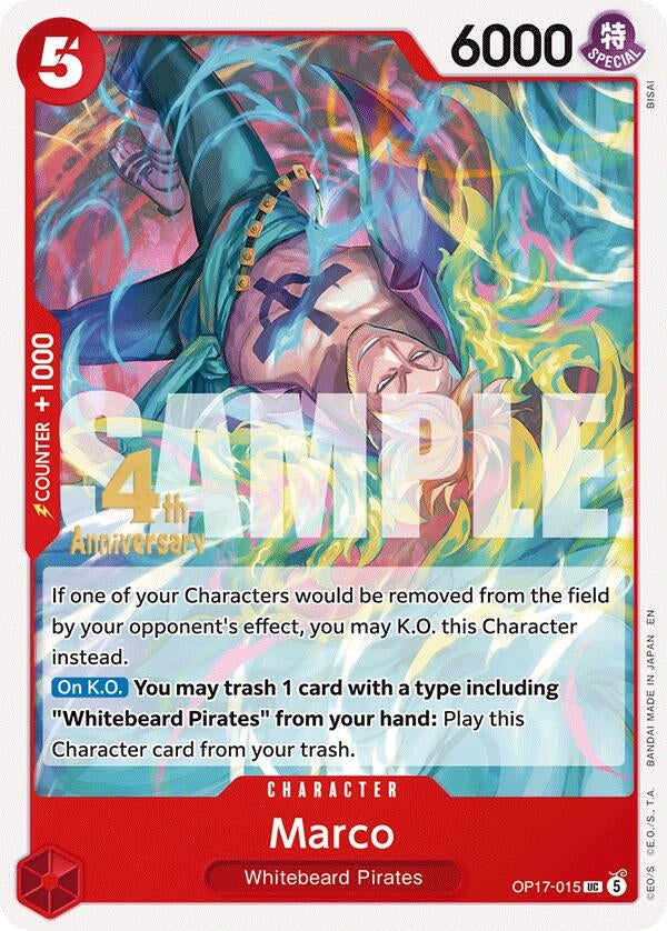 Image for Marco (OP17-015) (OP17 RE) - One Piece Card Game