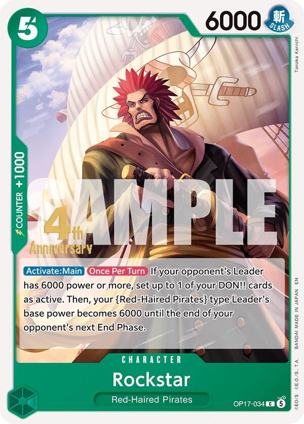 Image for Rockstar (OP17-034) (OP17 RE) - One Piece Card Game