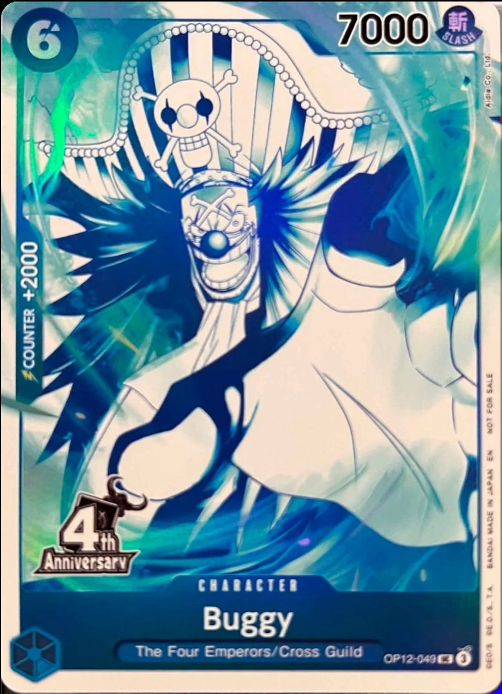 Image for Buggy (4th Anniversary Treasure Campaign Pack) (OP12-049) (OP-PR) - One Piece Card Game