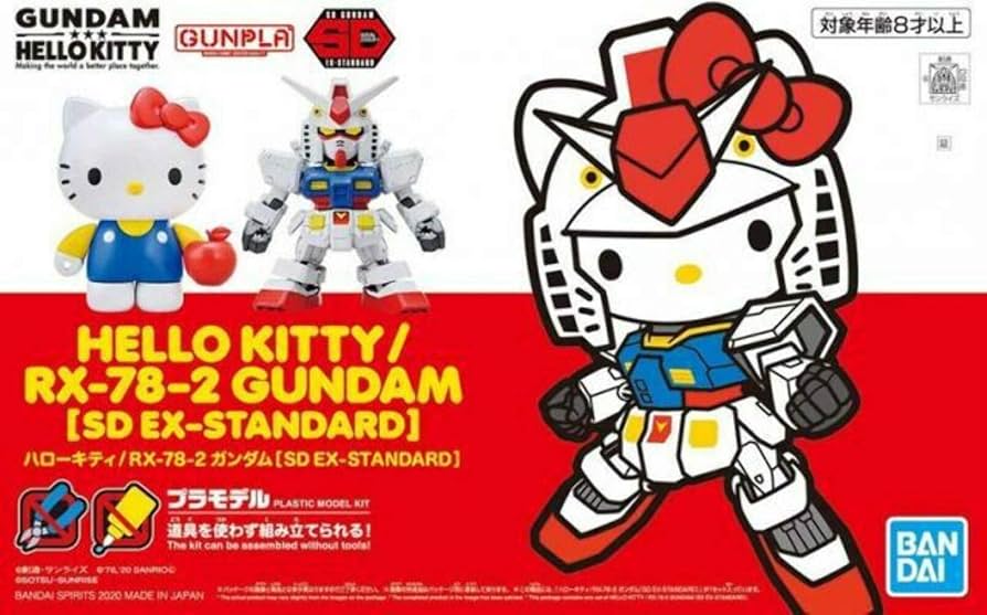 Gunpla - SD EX-Standard HELLO KITTY/RX-78-2 GUNDAM [TOGETHER]