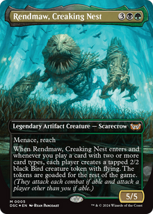 Rendmaw, Creaking Nest (Borderless) [Duskmourn: House of Horror Commander]
