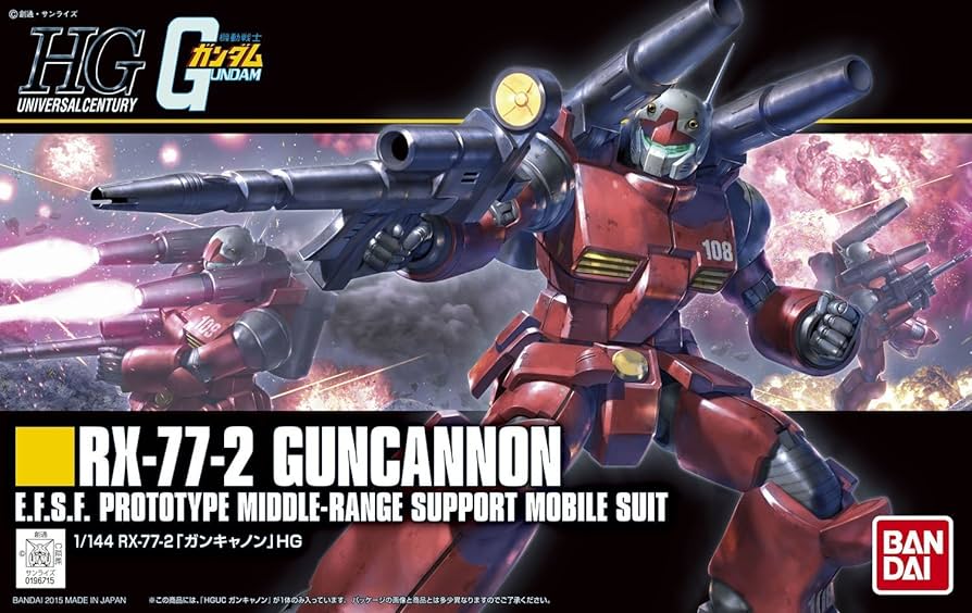 Gunpla - HGUC 1/144 RX-77-2 GUNCANNON