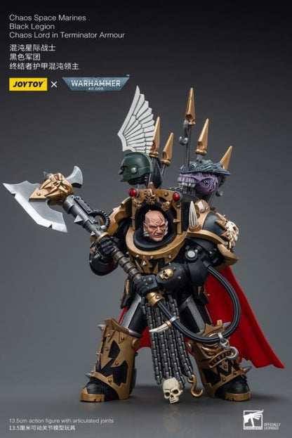 JoyToy - Warhammer 40000 - 	Black Legion: Chaos Lord in Terminator Armour