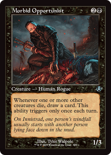 Morbid Opportunist (Retro Frame) [Innistrad Remastered]