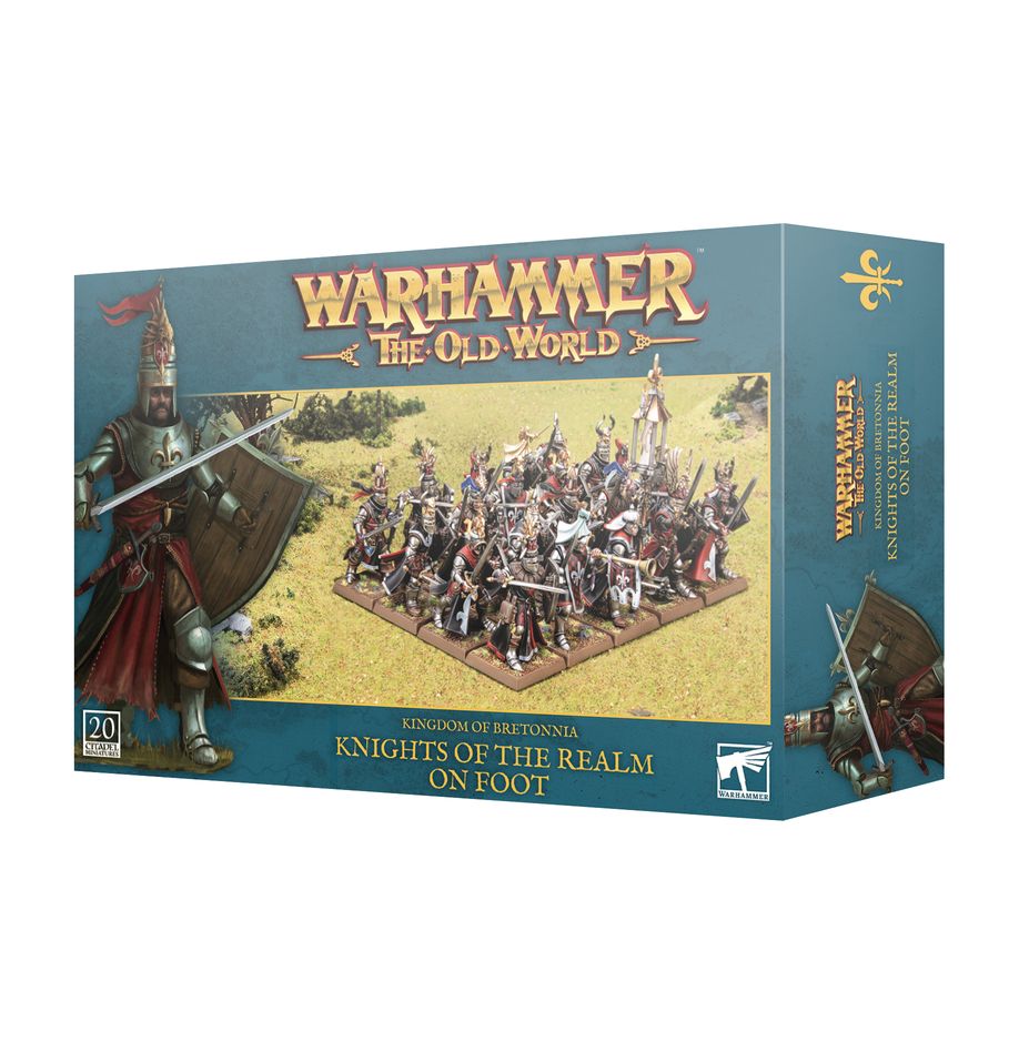 Warhamer - Old Worlds - Knights of Bretonnia: Knights of the Realm on Foot