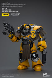 JoyToy - Warhammer 40000 - Imperial Fists Legion Cataphractii Terminator with Chainfist