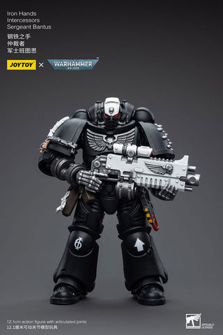 JoyToy - Warhammer 40000 - Space Marine Iron Hands Intercessors Sergeant Bantus