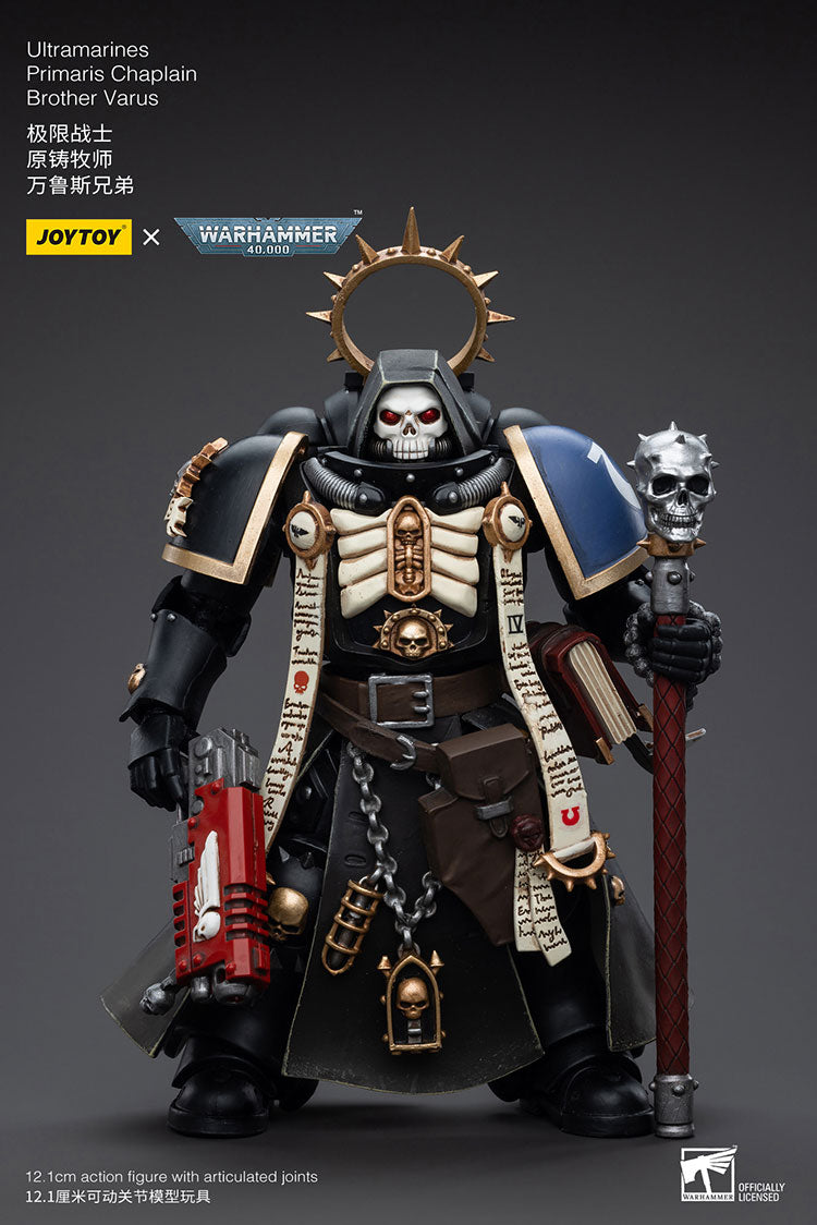 JoyToy - Warhammer 40000 - Space Marine Ultramarines Primaris Chaplain Brother Varus