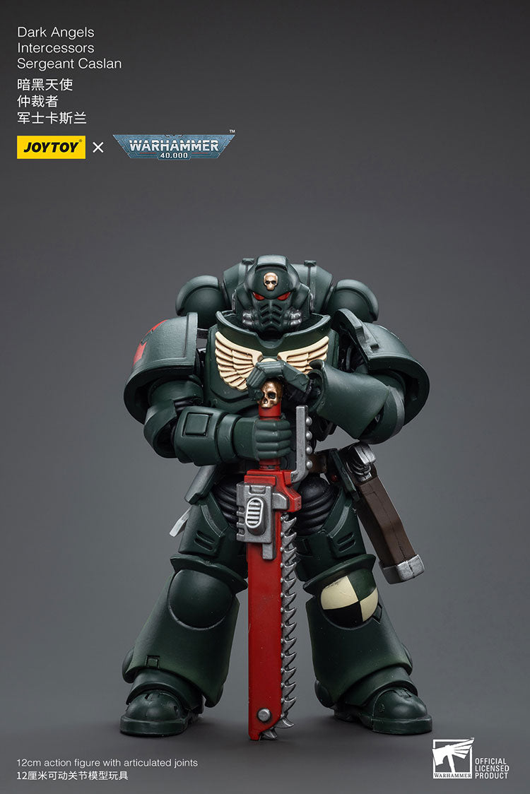 JoyToy - Warhammer 40000 - Space Marine Dark Angels Intercessors Sergeant Caslan