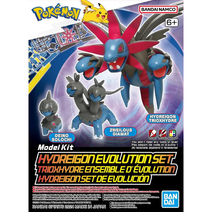 Pokemon Model Kit HYDREIGON EVOLUTION SET