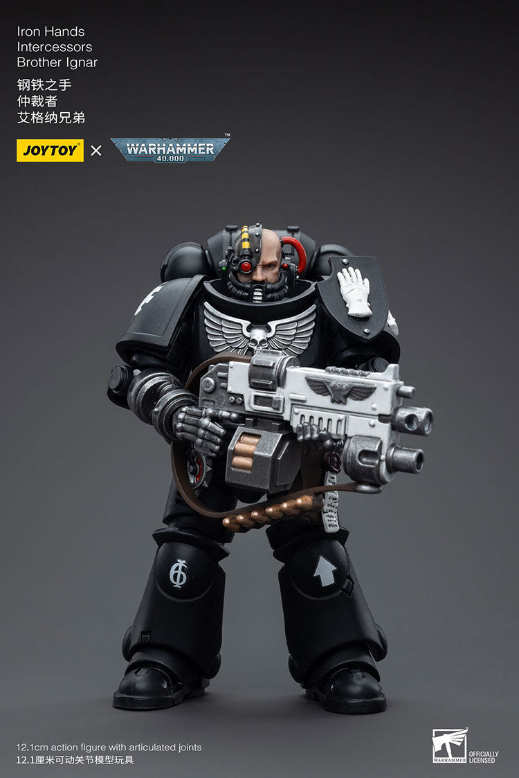 JoyToy - Warhammer 40000 - Space Marine Iron Hands Intercessors Brother Ignar