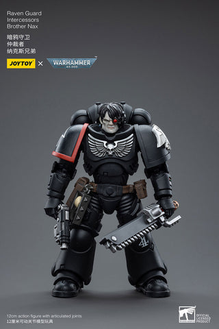 JoyToy - Warhammer 40000 - Space Marine Raven Guard Intercessors Brother Nax