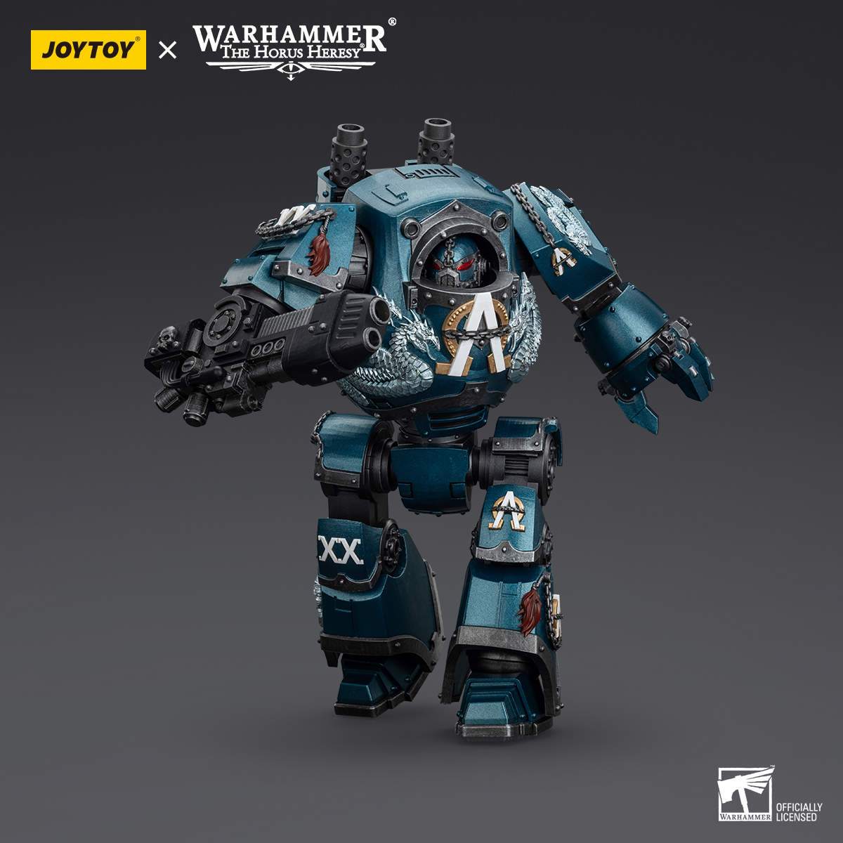 JoyToy - Warhammer 40000 - Alpha Legion Contemptor Dreadnought with Gravis Plasma Cannon