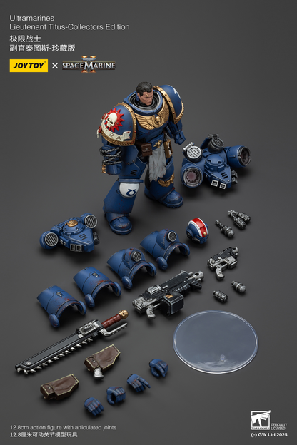 JoyToy - Warhammer 40000 - Space Marine Ultramarines Lieutenant Titus-Collectors Edition