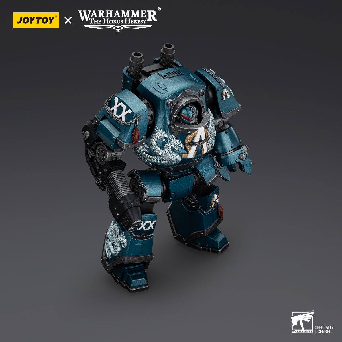 JoyToy - Warhammer 40000 - Alpha Legion Contemptor Dreadnought with Gravis Plasma Cannon
