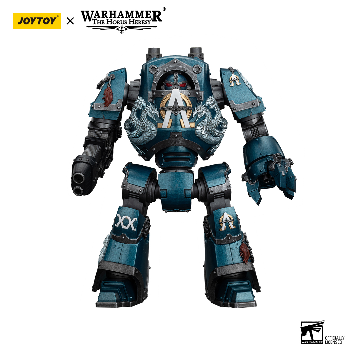 JoyToy - Warhammer 40000 - Alpha Legion Contemptor Dreadnought with Gravis Plasma Cannon