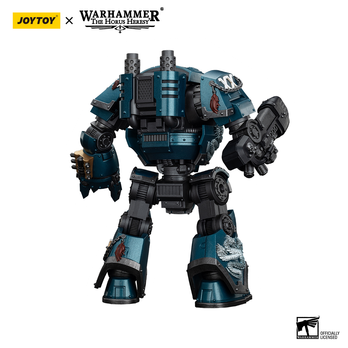 JoyToy - Warhammer 40000 - Alpha Legion Contemptor Dreadnought with Gravis Plasma Cannon