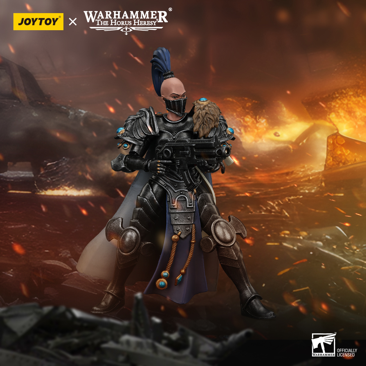 JoyToy - Warhammer 40000 - Sisters of Silence Argent Lynx Vigilator Cadre Vigilator 1