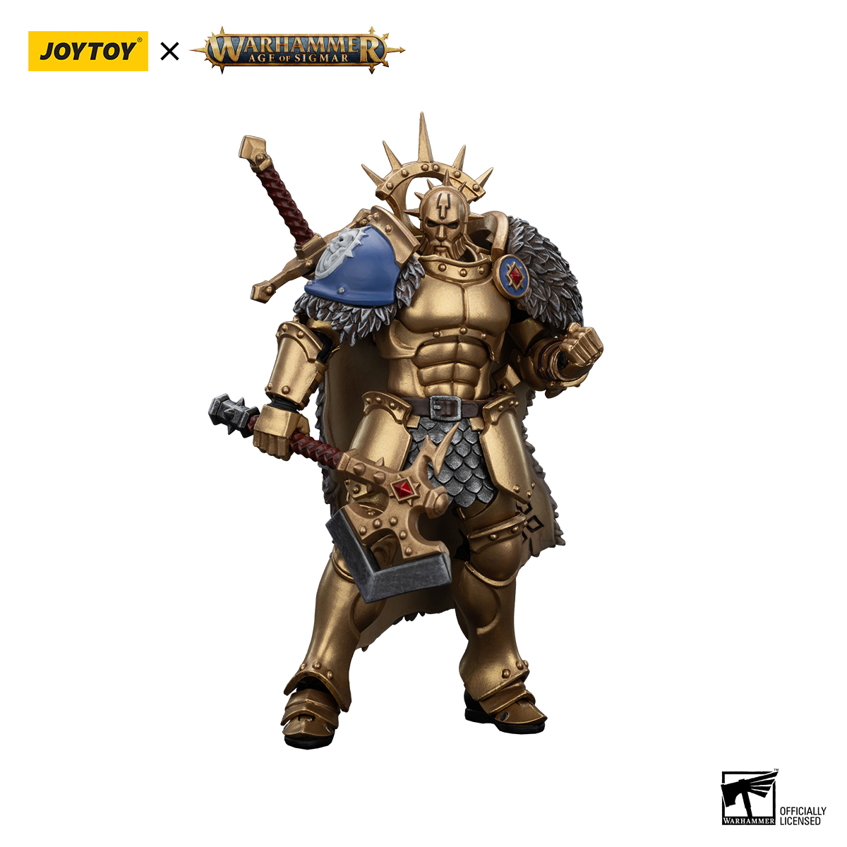 JoyToy - AGE of SIGMAR - Stormcast Eternals The Blacktalons Hendrick, The Silver Wolf