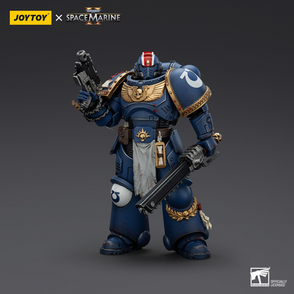 JoyToy - Warhammer 40000 - Space Marine Ultramarines Lieutenant Titus-Collectors Edition