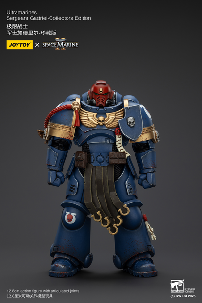 JoyToy - Warhammer 40000 - Space Marine Ultramarines Sergeant Gadriel-Collectors Edition