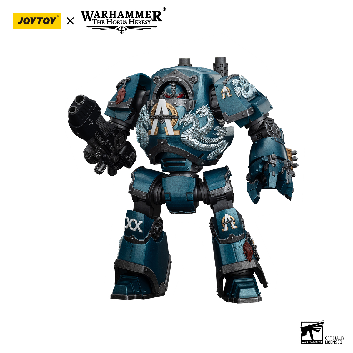 JoyToy - Warhammer 40000 - Alpha Legion Contemptor Dreadnought with Gravis Plasma Cannon