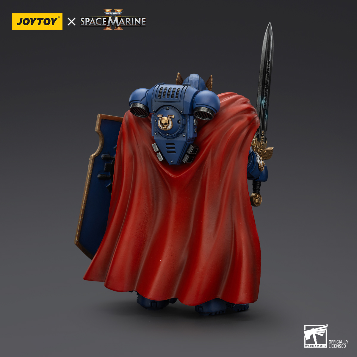 JoyToy - Warhammer 40000 - Space Marine Ultramarines Victrix Honour Guard with Storm Shield And Power Sword