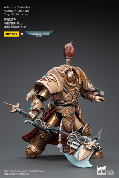 JoyToy - Warhammer 40000 - Adeptus Custodes Allarus custodian with Castellan Axe