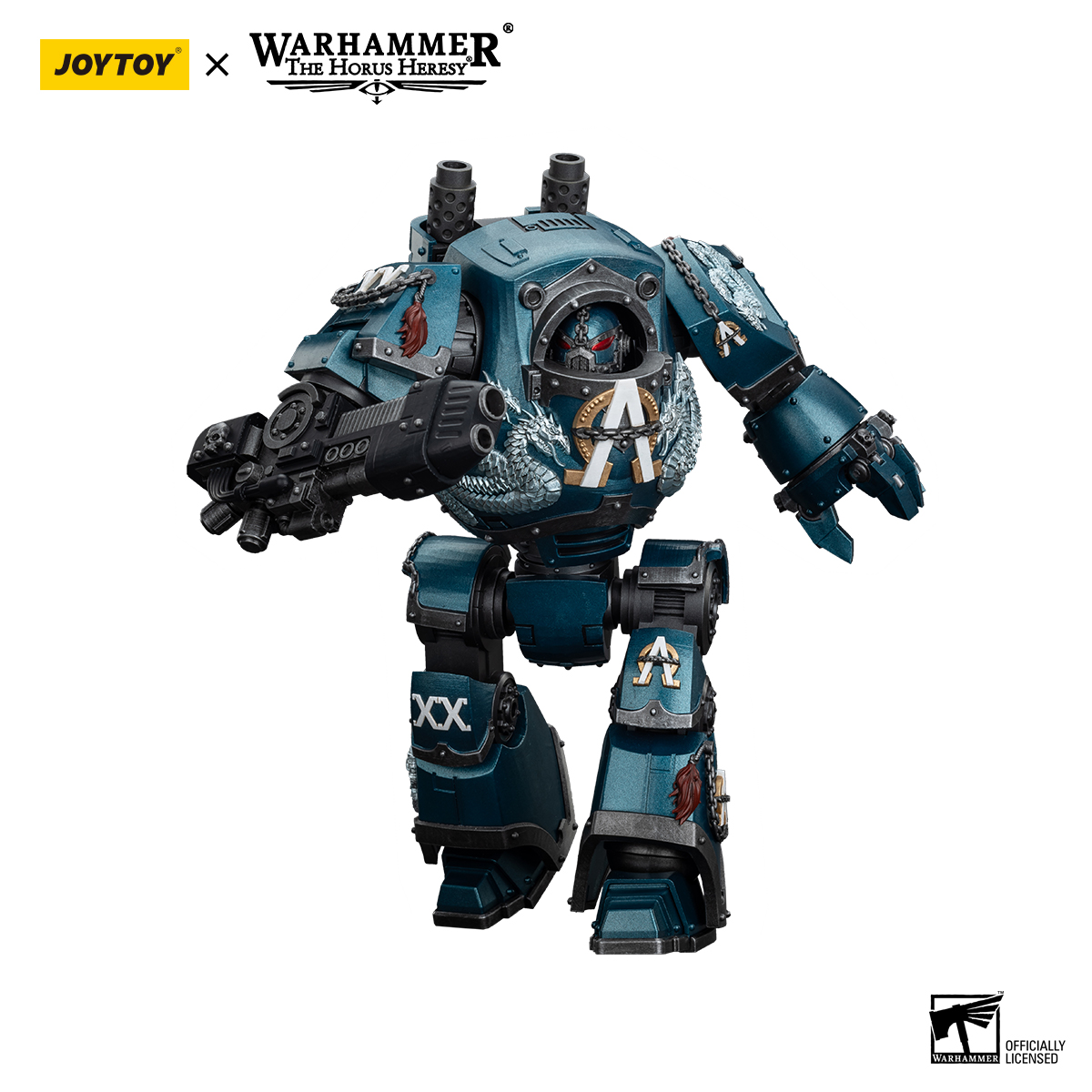 JoyToy - Warhammer 40000 - Alpha Legion Contemptor Dreadnought with Gravis Plasma Cannon