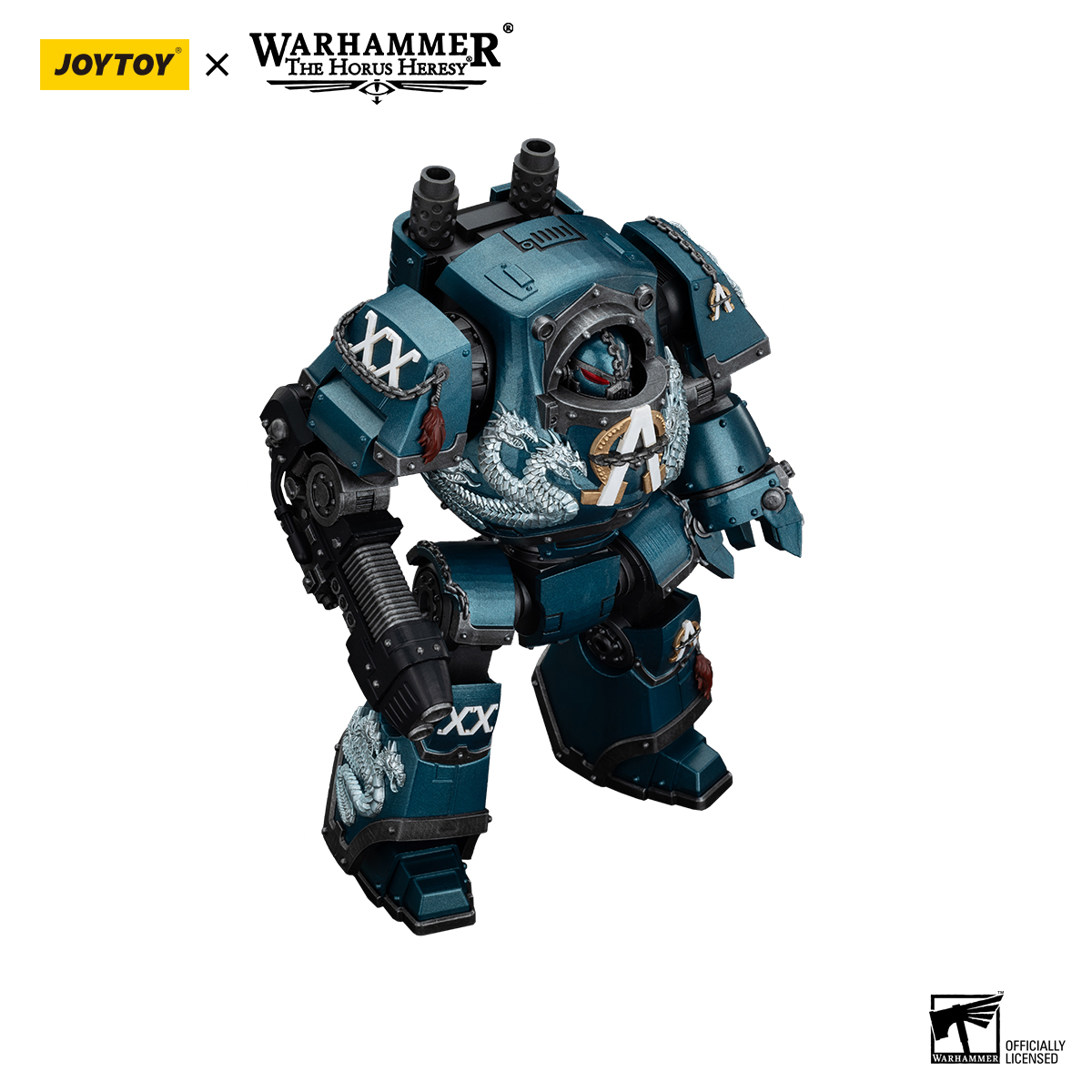 JoyToy - Warhammer 40000 - Alpha Legion Contemptor Dreadnought with Gravis Plasma Cannon