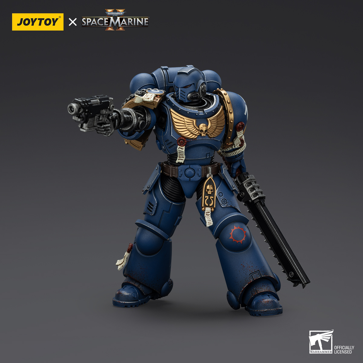 JoyToy - Warhammer 40000 - Space Marine Ultramarines Brother Chairon-Collectors Edition